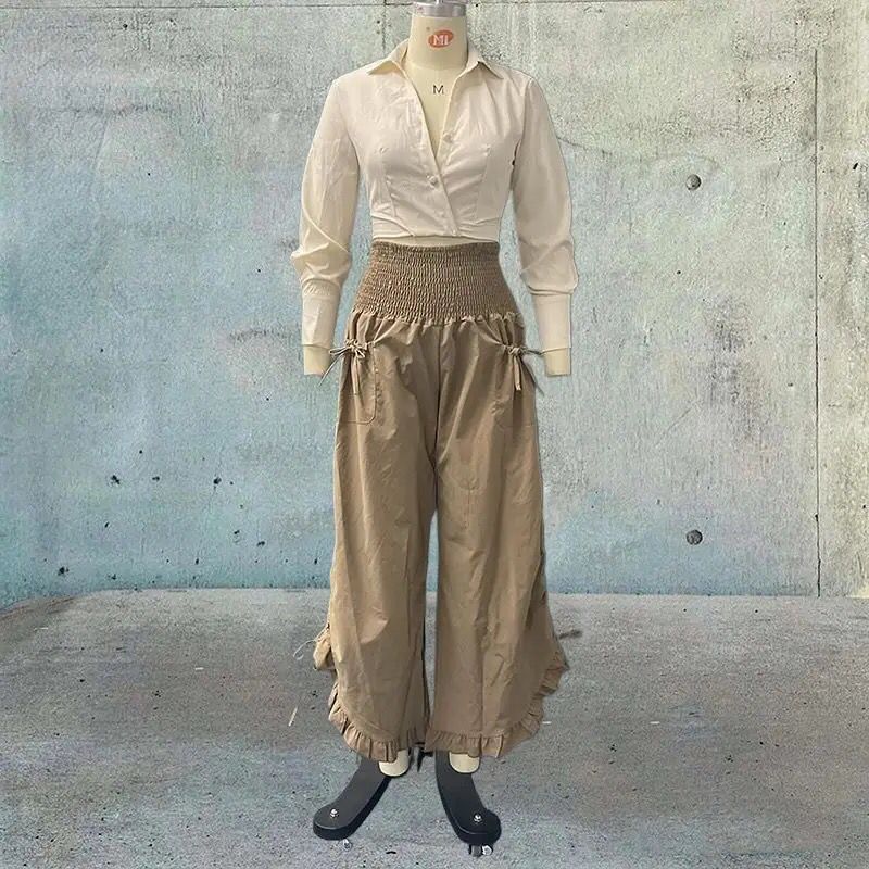 Women Set Fashion Casual Long Pants Womens 2 Piece Set 2XL B-41613