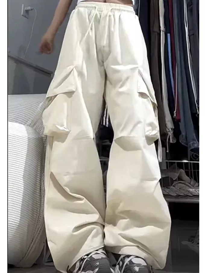 Women Y2K Cargo Pants High Waist Trousers