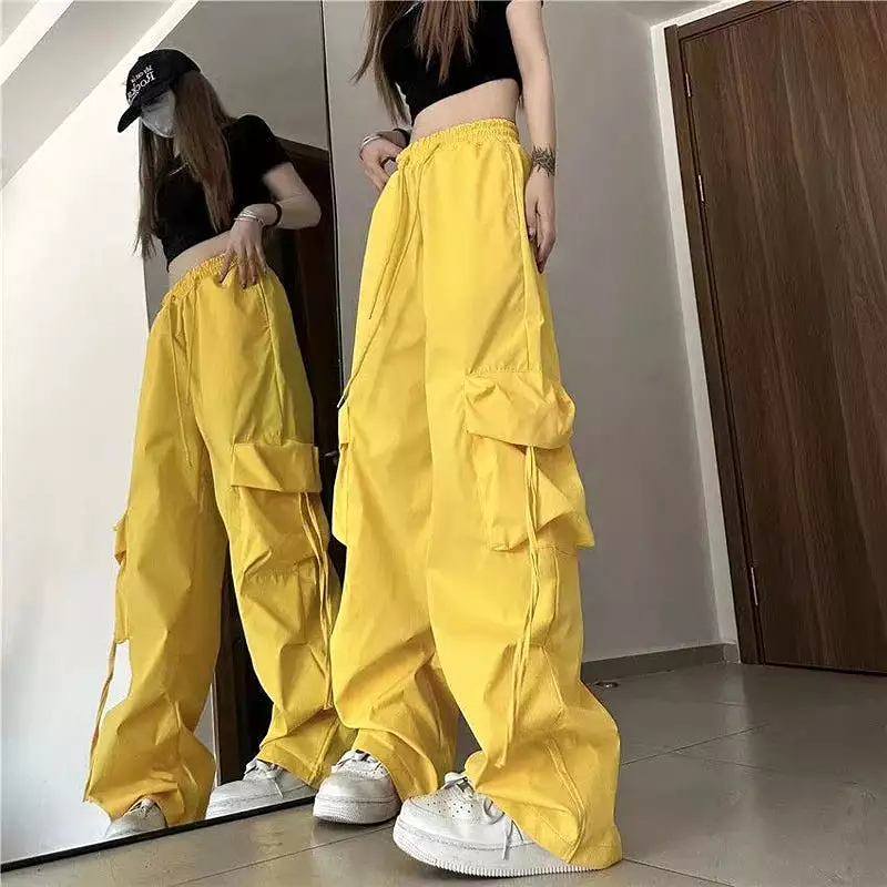 Women Y2K Cargo Pants High Waist Trousers